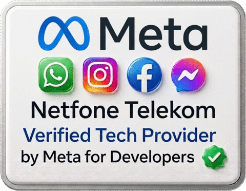 Netfone Telekom — Meta tarafından doğrulanmış Tech Provider (WhatsApp, Instagram, Facebook, Messenger)